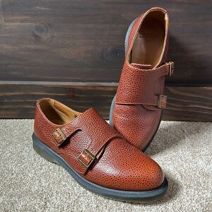 EUC Dr. Martens Pandora Double Monk Strap Flat Shoe